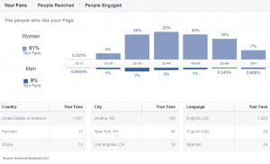 FB Dashboard Example 1